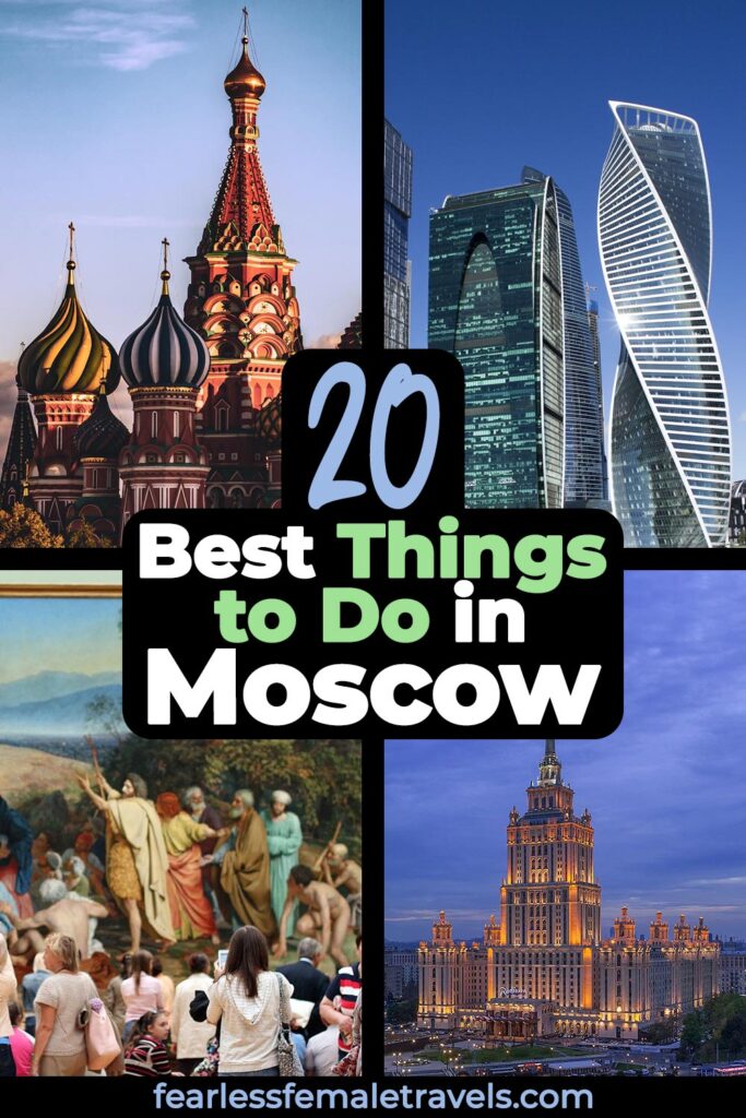 The 20 Best Things to do in Moscow Russia. Including solo travel tips for the Red Square, Russian banya, Moscow river cruises and other top attrations in Moskva!