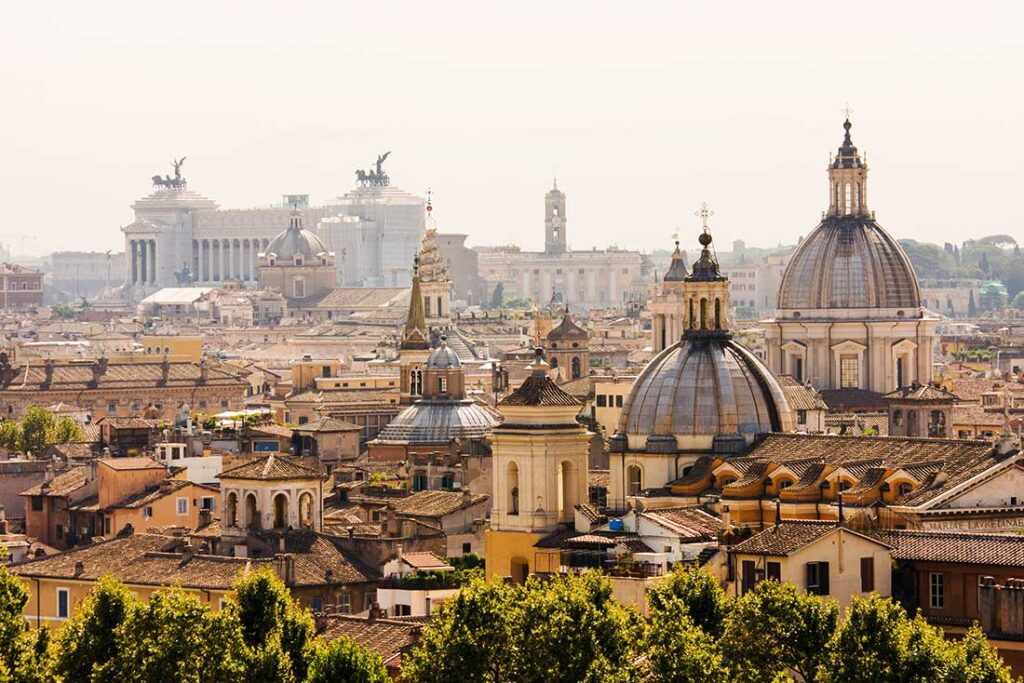 Rome Italy Panorama View