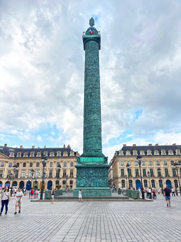 Place Vendome in Paris, France