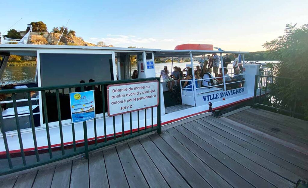 Free River Ferry in Avignon, France