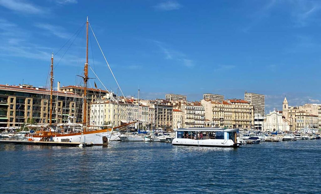 Ferry Across the Old Port in Marseille, France