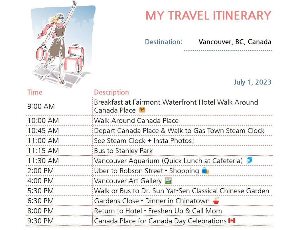 Overplanning every day of your trip is one of the travel mistakes to avoid