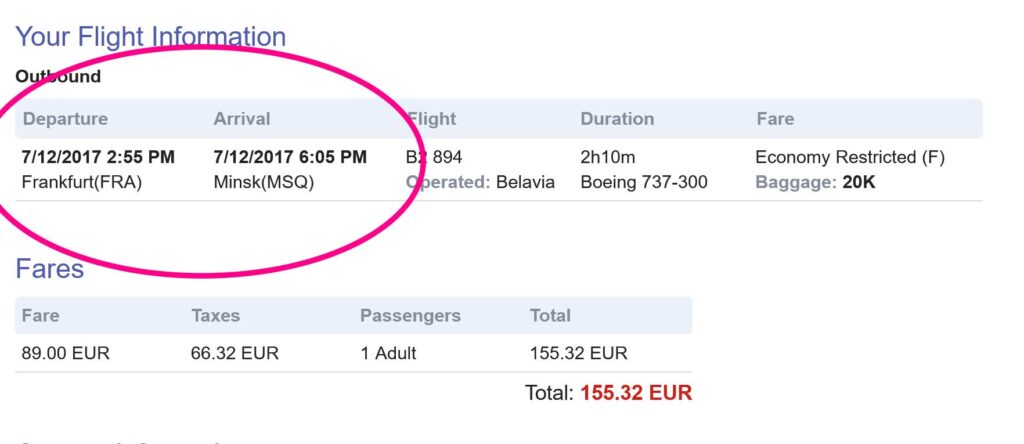 Common travel mistakes include confusing the date format