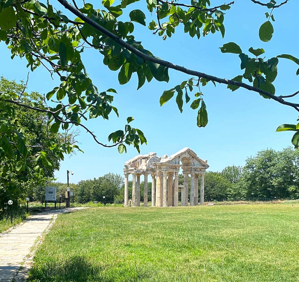 Tetrapylon at at Aphrodisias Archeological Site