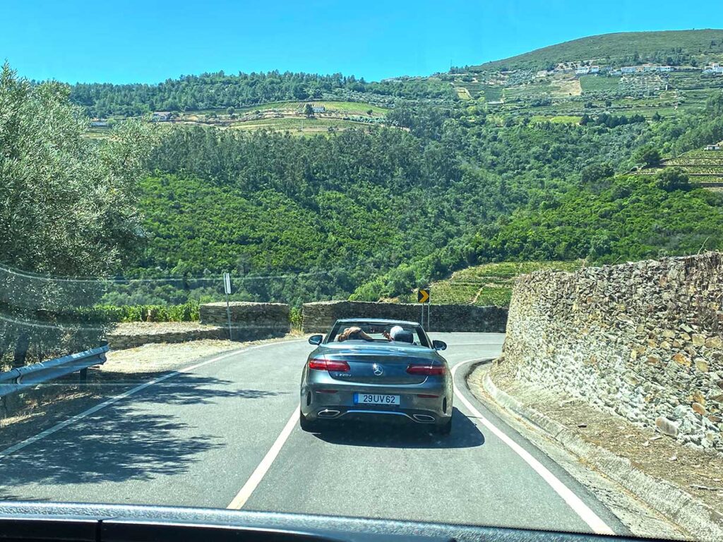 Driving to the Douro Valley on a Day Tour from Porto