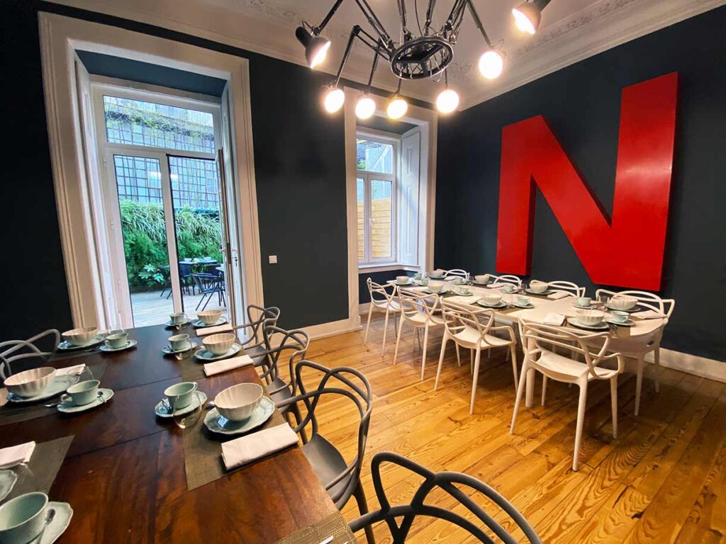 Breakfast Room at Lisbon Wine & Suites Hotel in Santos Near Cais do Sodre