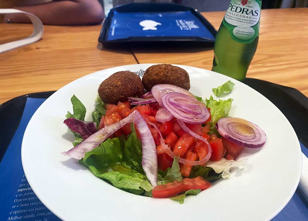 Vegetarian Croquetas at the Time Out Market Lisbon