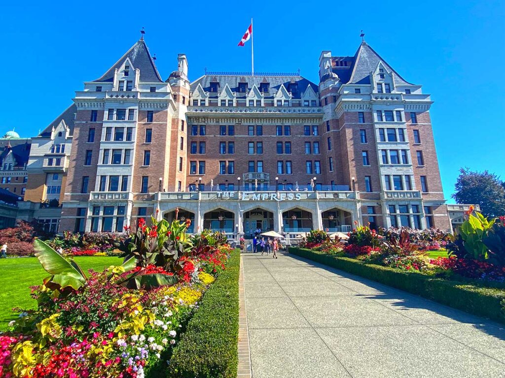 The Empress Hotel in Victoria BC Canada