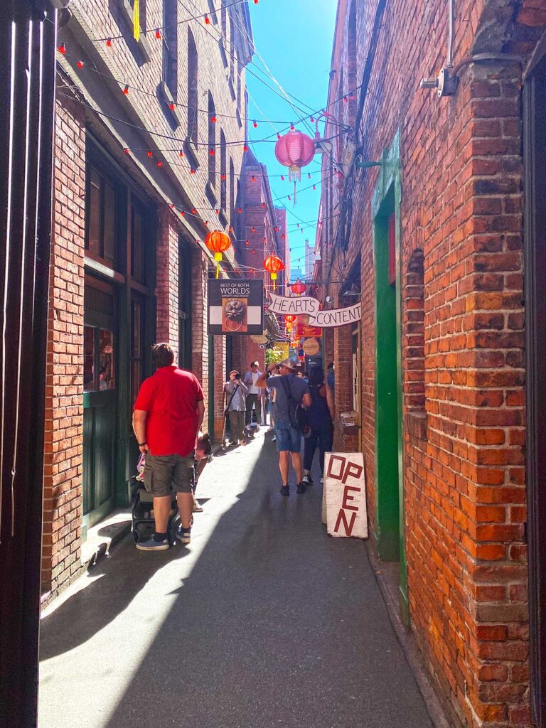 Fan Tan Alley on a Victoria BC Day Trip