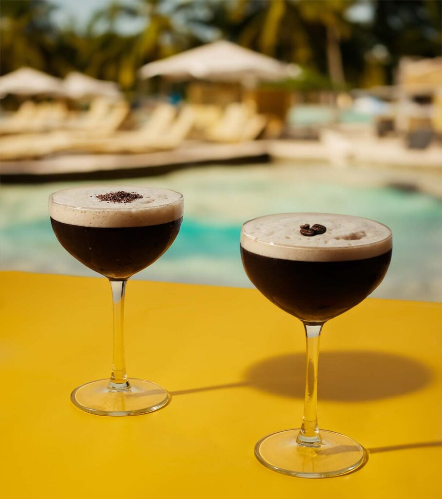 Drink an espresso martini at an all-inclusive resort