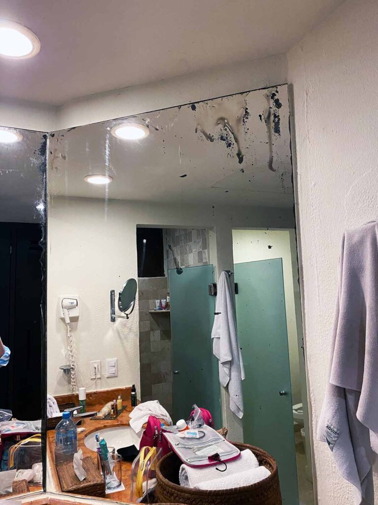 Bathroom Mirror at Akumal Bay Beach and Wellness Resort
