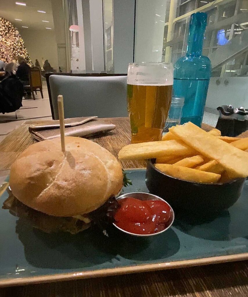 Food at the Calgary Marriott Airport Hotel Restaurant Yakima
