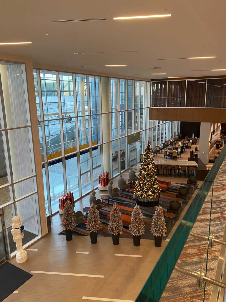 Calgary Airport Marriott Hotel Lobby