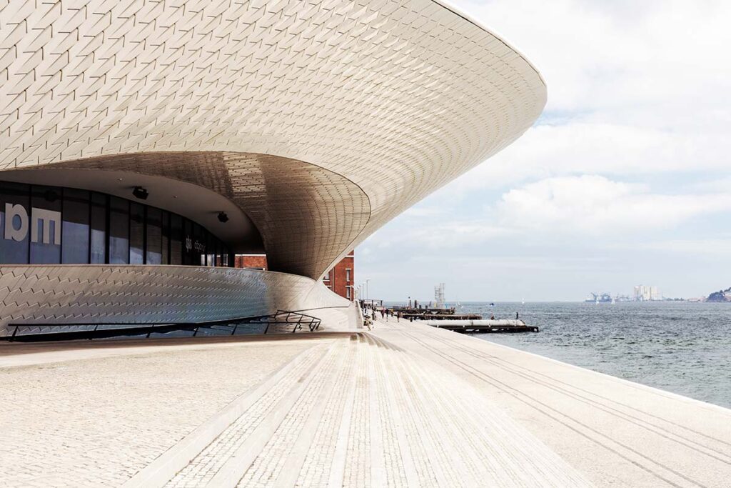 MAAT Museum in Belem LIsbon Portugal