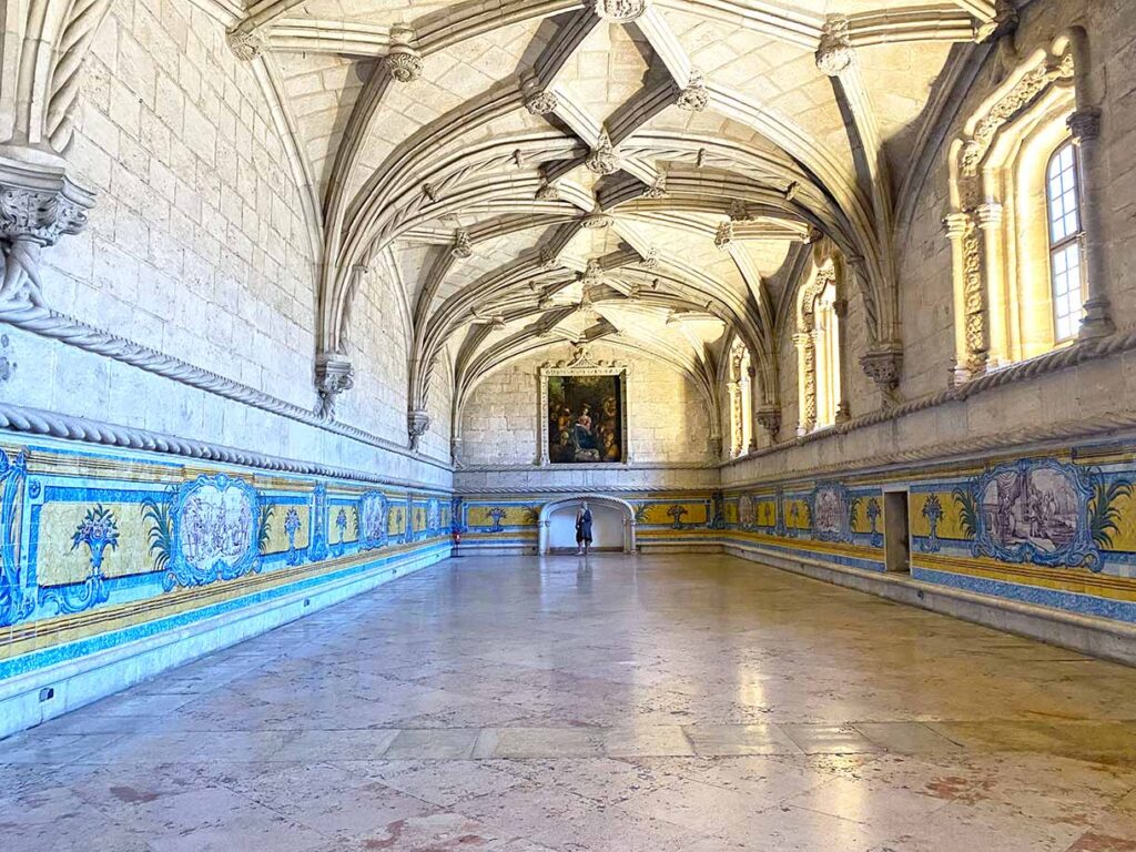 Interior Rooms in the Jeronimos Monastery in Belem