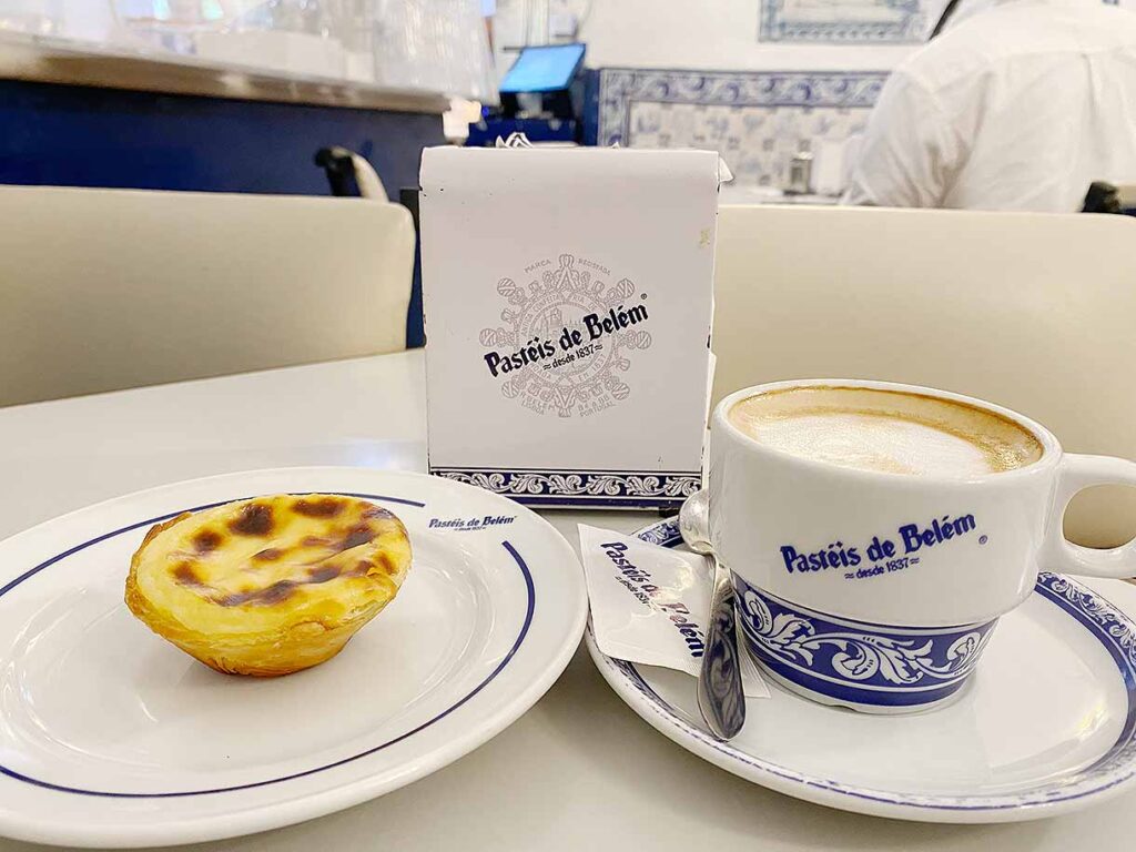 Portuguese Egg Tarts at Pasteis de Belem