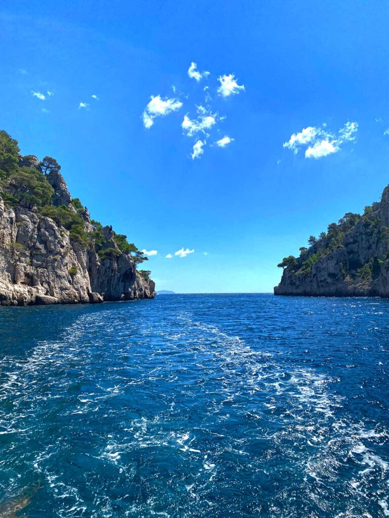 View from a Cassis Boat Tour to the Calanques National Park on the French Riviera