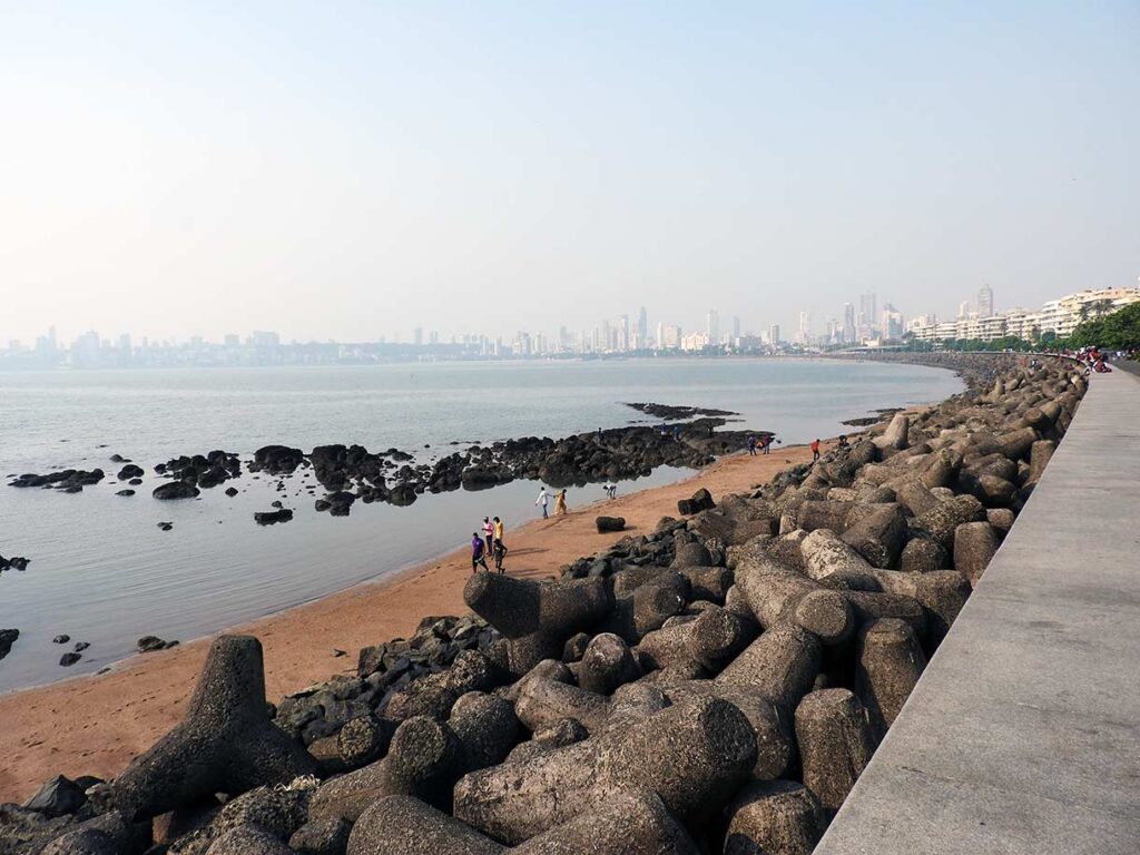 Marine Drive in Mumbai, India