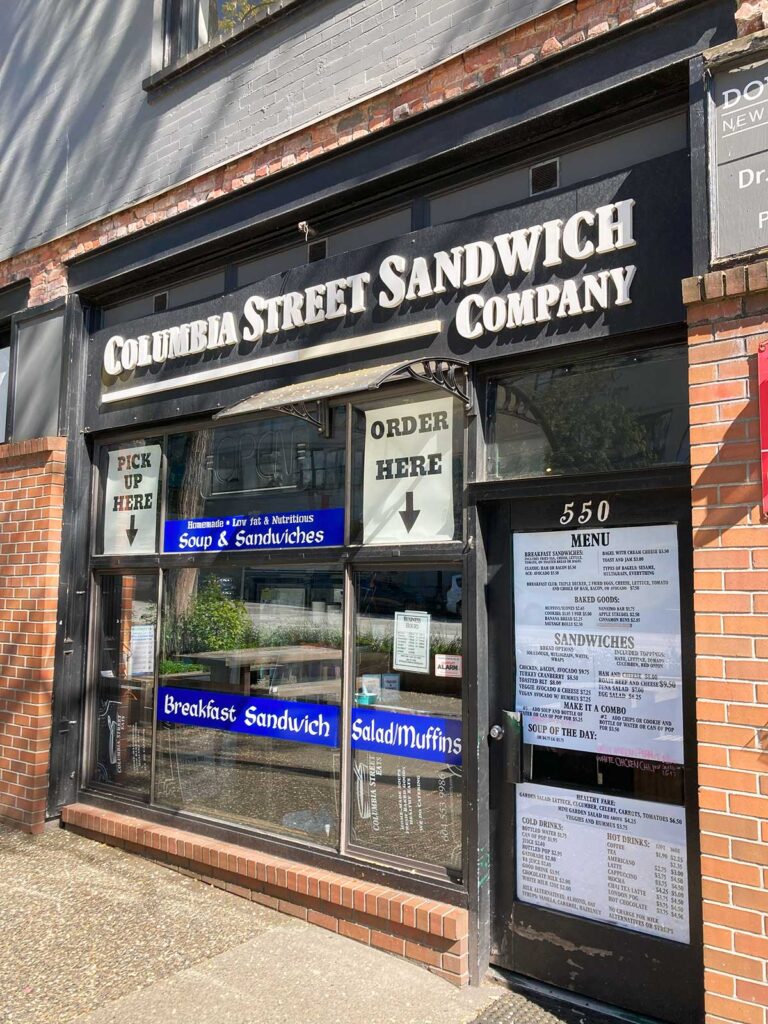 Columbia Street Sandwich Company New Westminster BC Canada