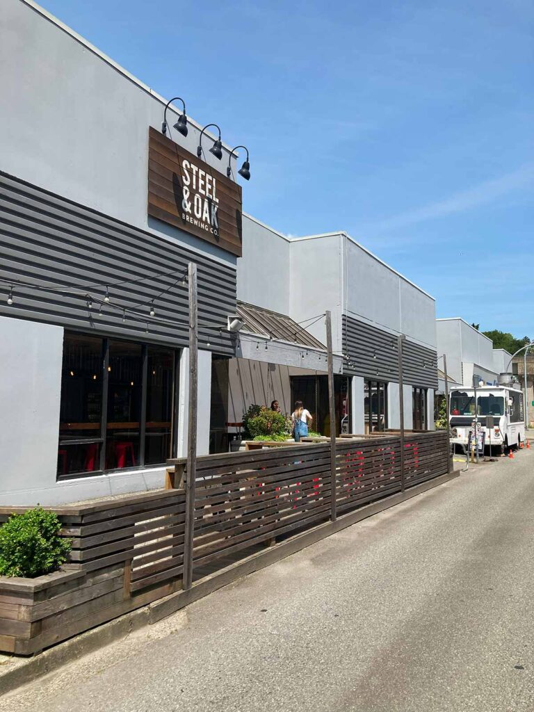 Steel and Oak Craft Beer Brewery in New West Vancouver BC Canada