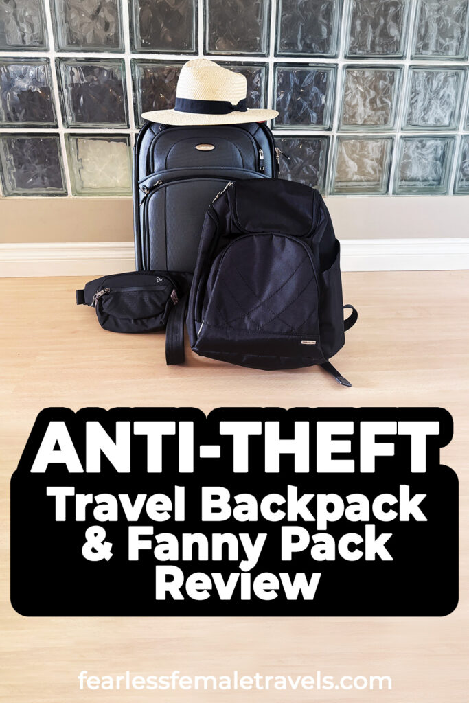 Anti-Theft Travel Backpack Daypack and Fanny Pack Review 