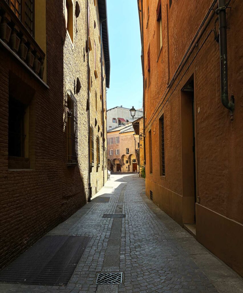 Historic Jewish Ghetto in Bologna