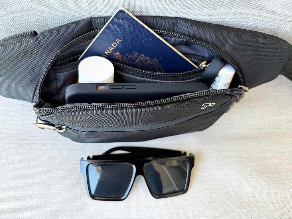 What You Can Fit in a Travelon Active Fanny Pack Anti-Theft Waist Bag