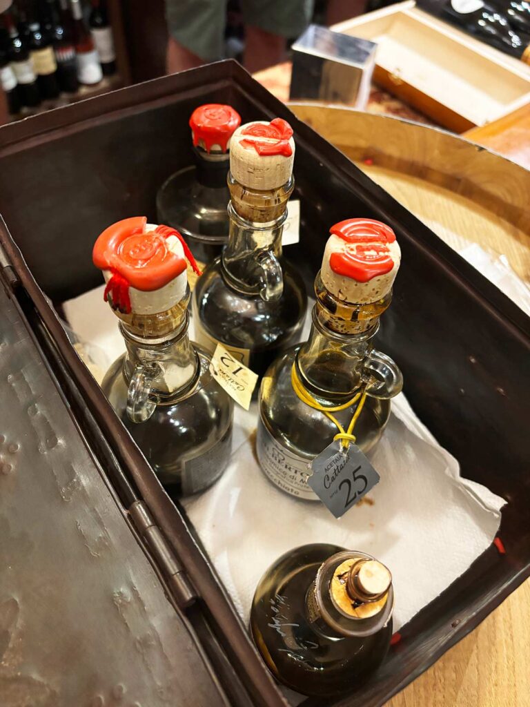 Secret Food Tour Bologna Balsamic Vinegar Tasting