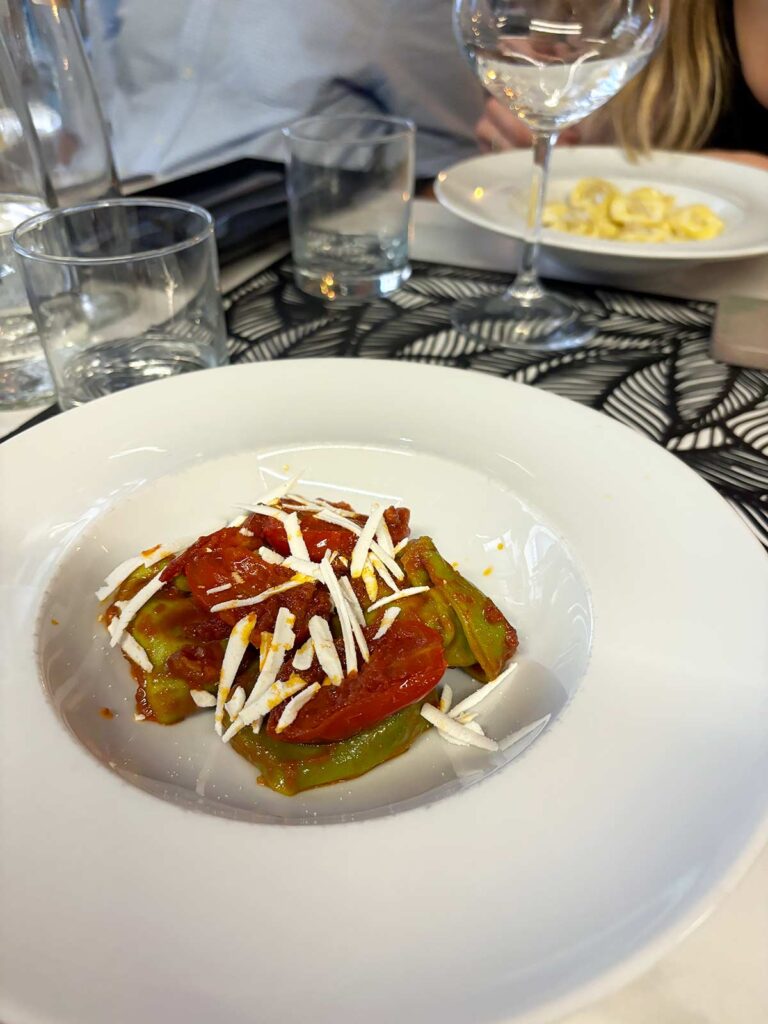 Fresh pasta on a bologna food tour