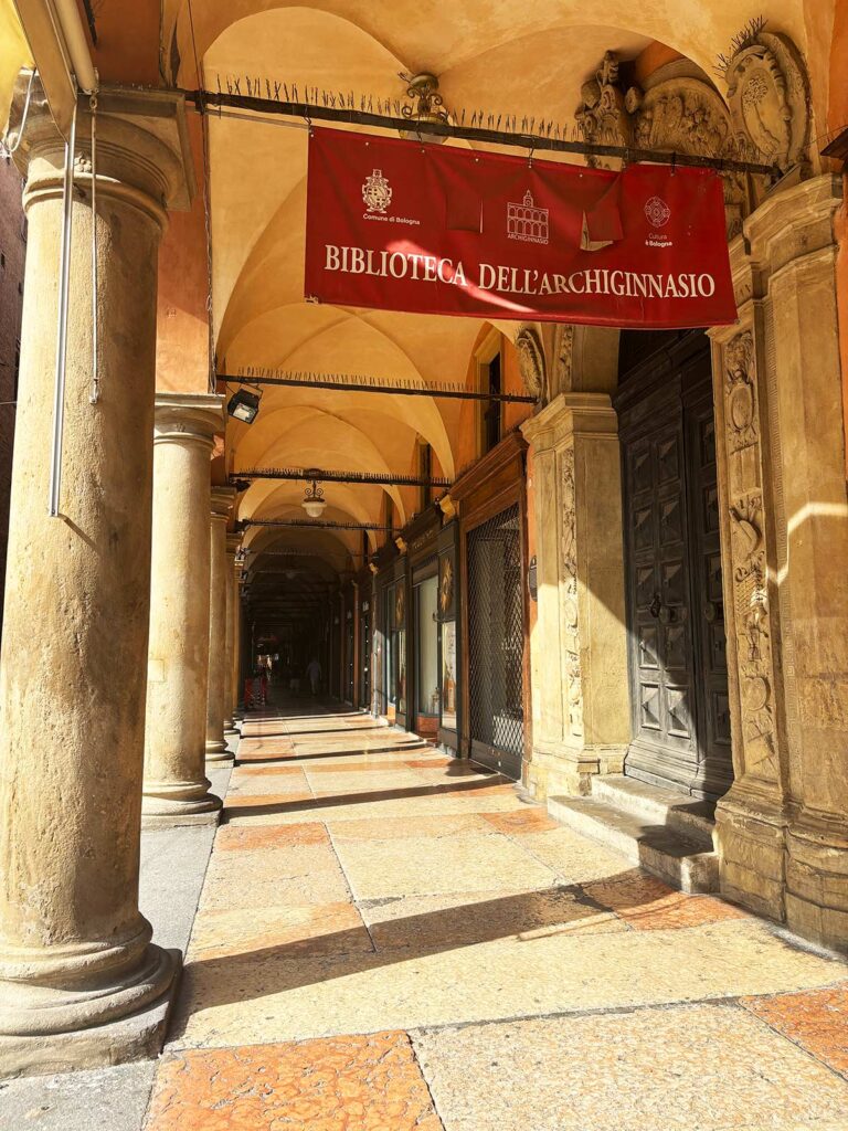 Palazzo and Biblioteca d'Archiginnasio Bologna