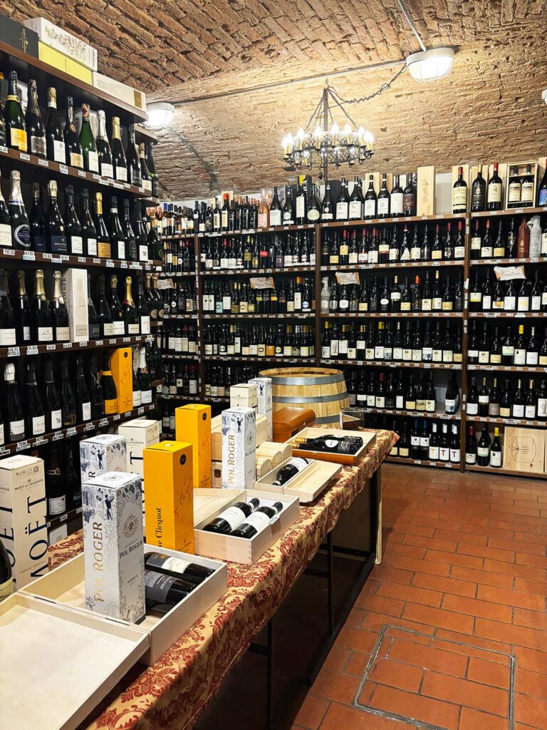 Secret Food Tour Bologna Wine Shop Stop