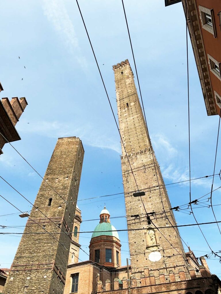 Two Towers Due Torri Bologna Italy