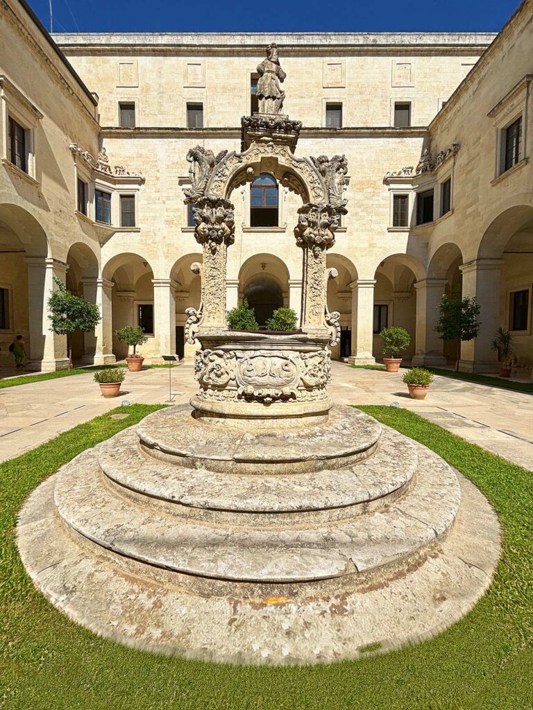 Cloister at the Ancient Seminary in Lecce