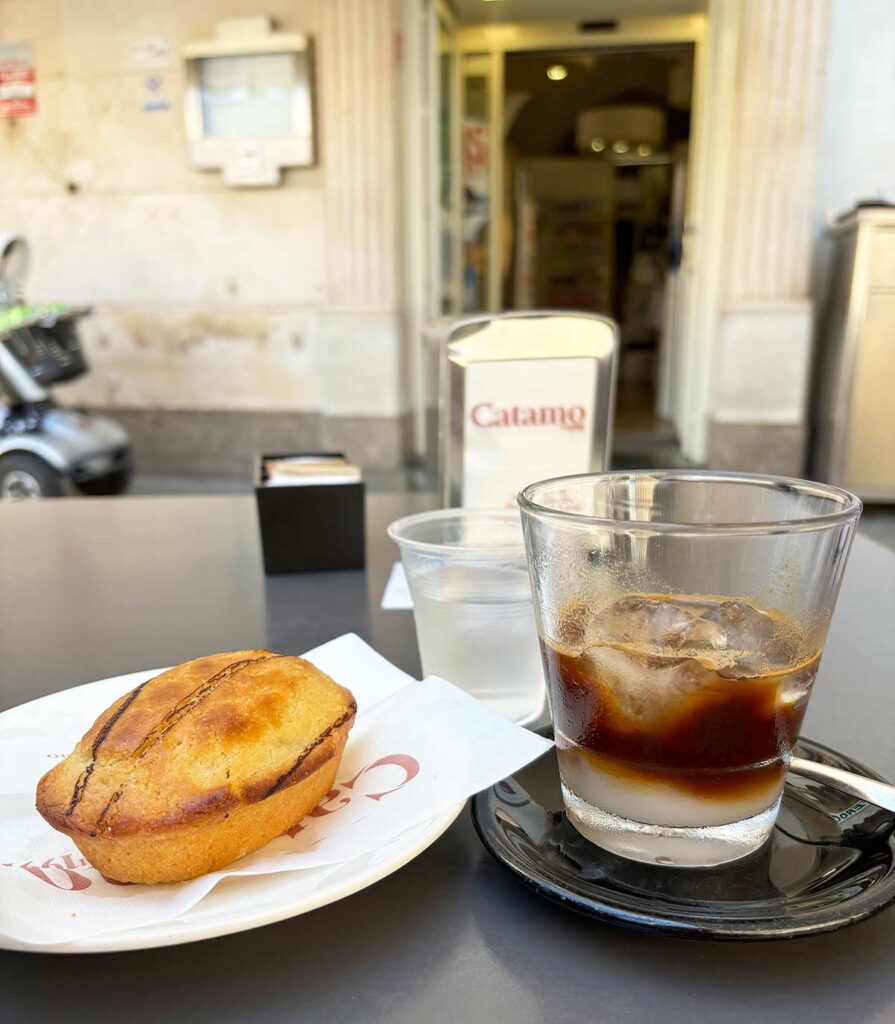 Pasticciotto and Cafe Leccese in Lecce, Puglia, Italy
