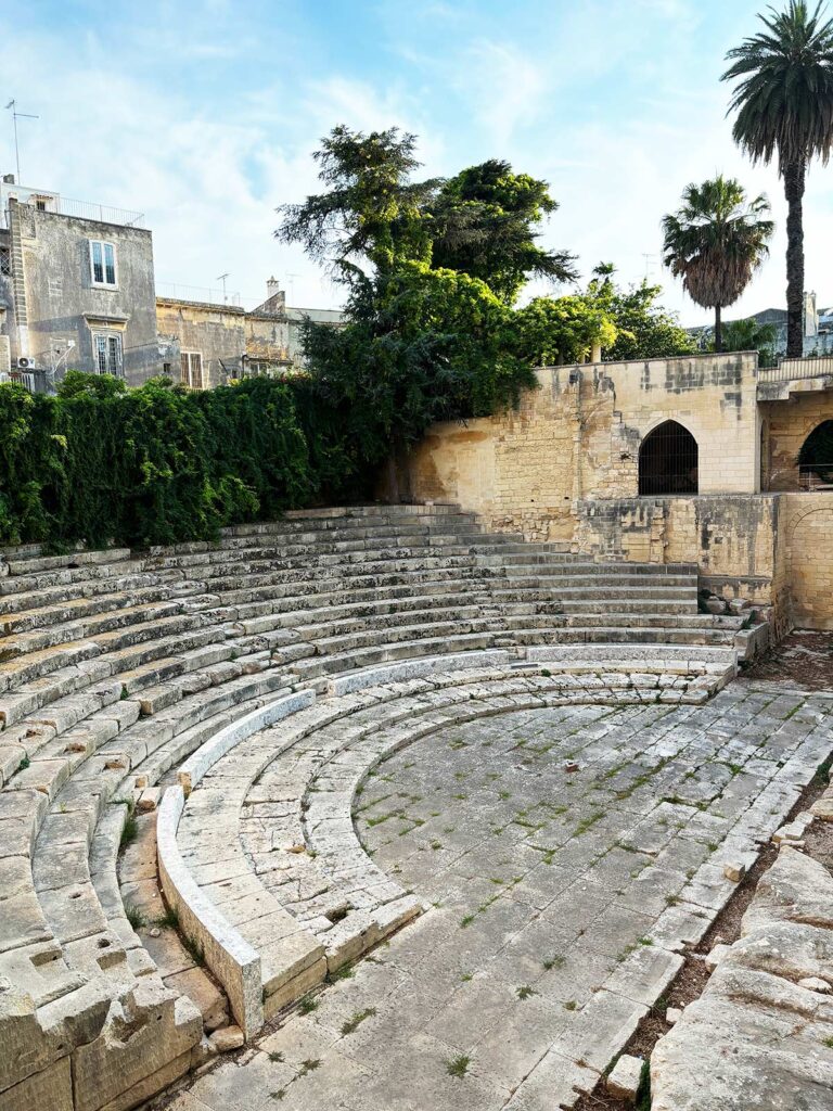 Roman Theatre in Lecce, Italy
