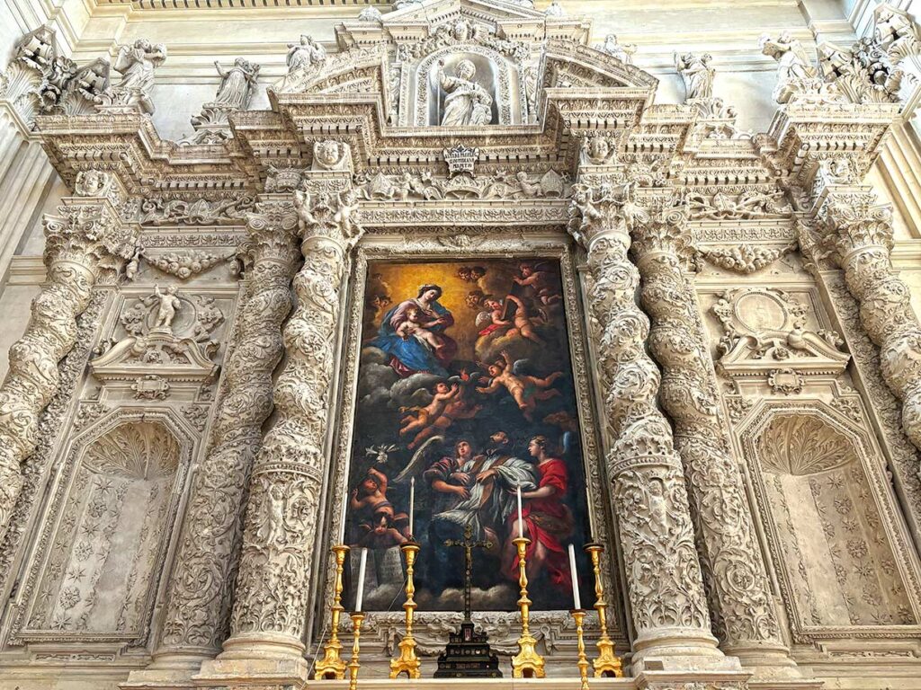 Santa Irene Church in Lecce Puglia Italy