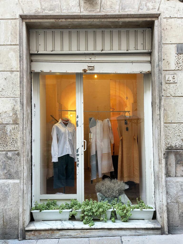 Shopping in Lecce Italy