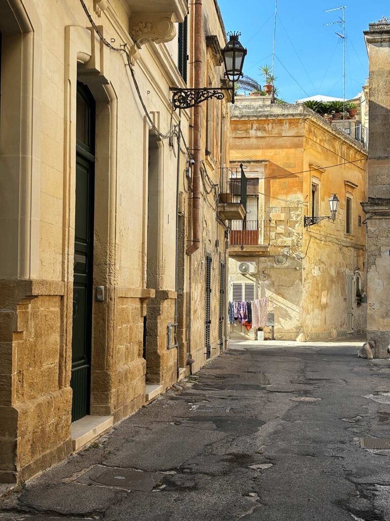 Walking in the Historic Centre of Lecce Italy
