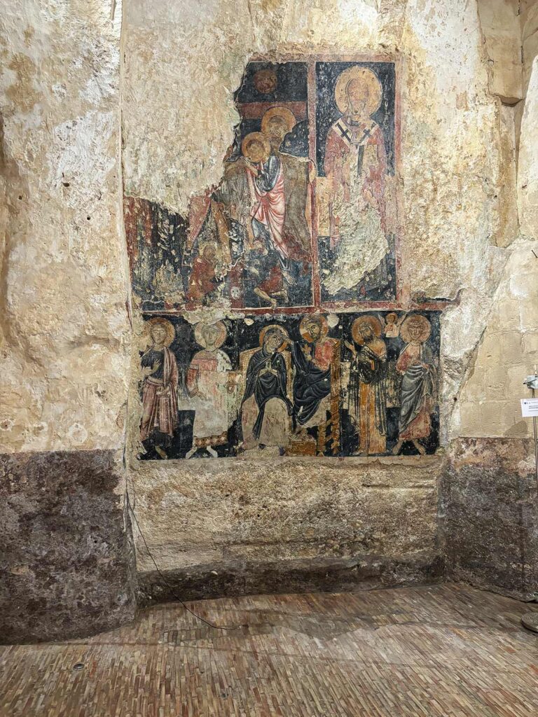 Santa Lucia alle Malve Cave Church in Matera