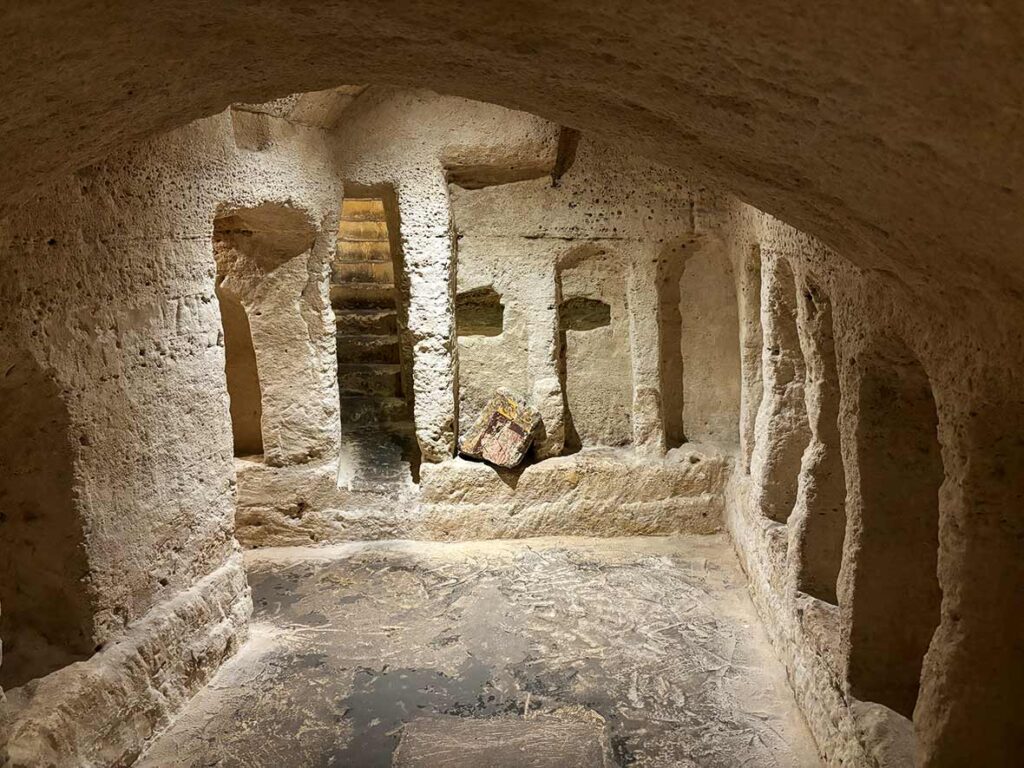 San Pietro Barisano Cave Church in Matera