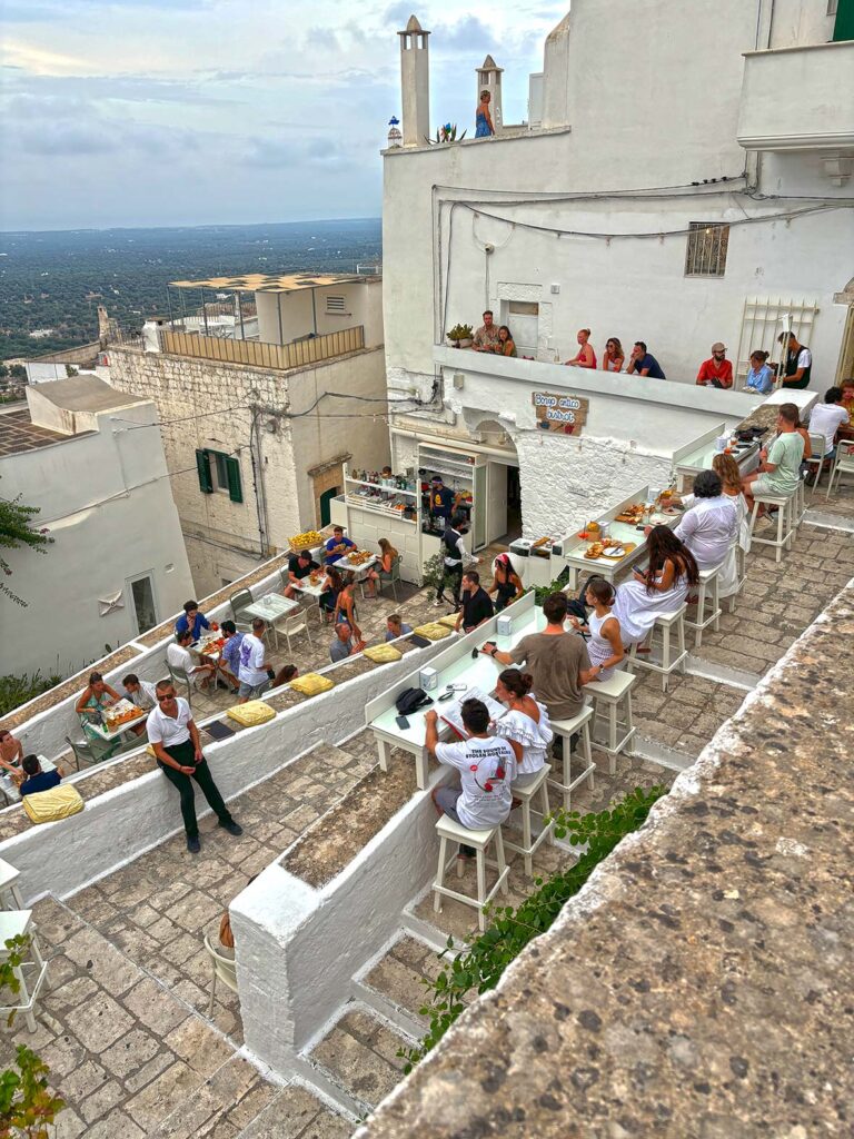 Borgo Antico Restaurant and Bar in Ostuni, Italy