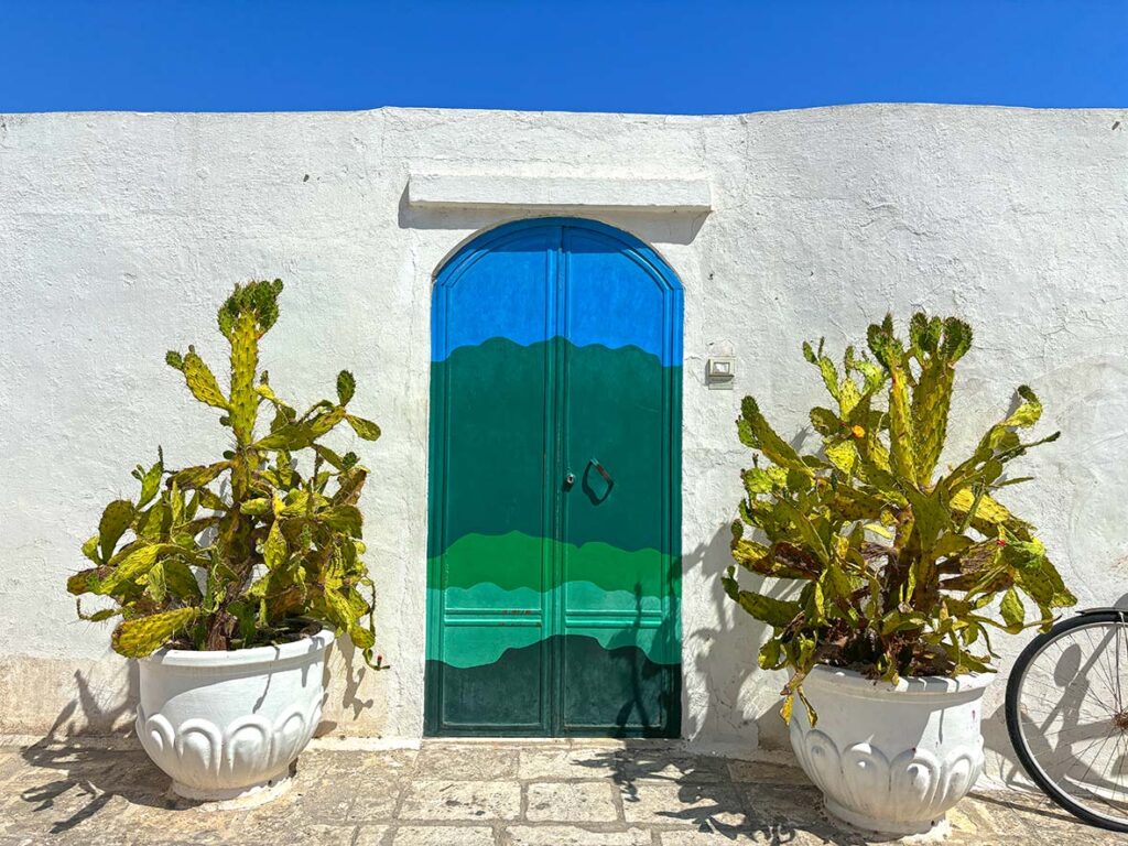 Blue Door in Ostuni
