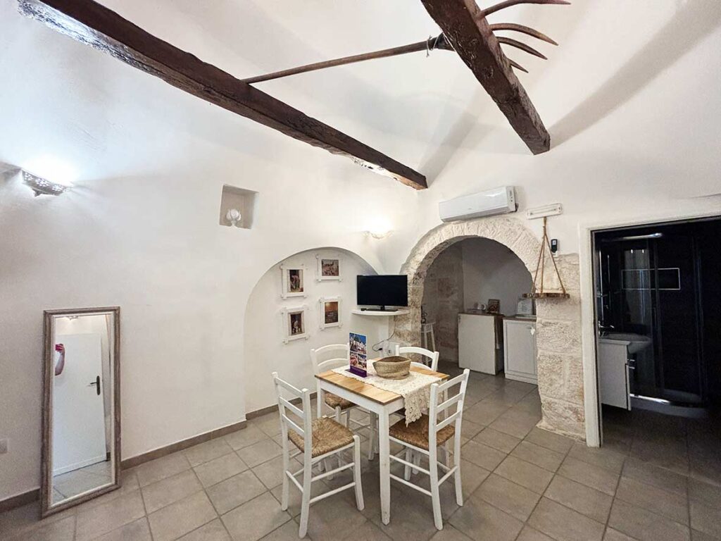 Living Room of Trullo Rental in Alberobello