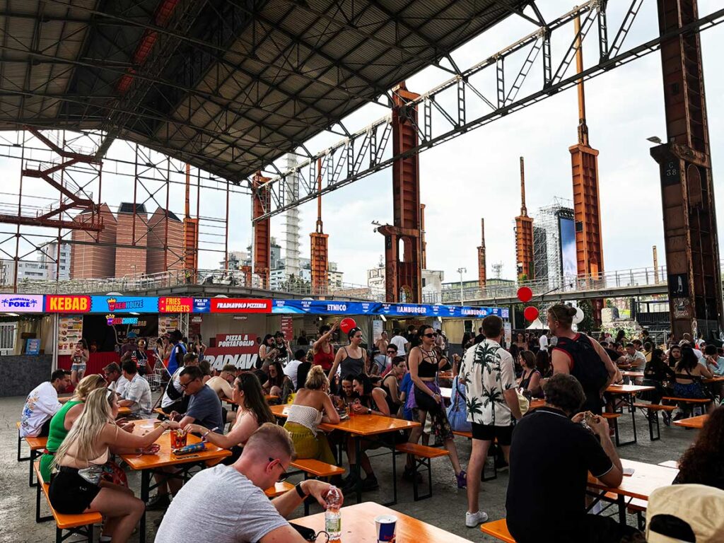 Food Stalls at Kappa Futur Festival