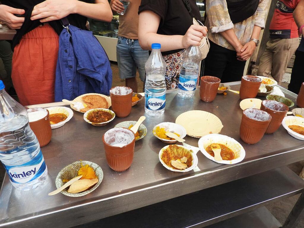 Food Tour at a Hostel in Delhi, India