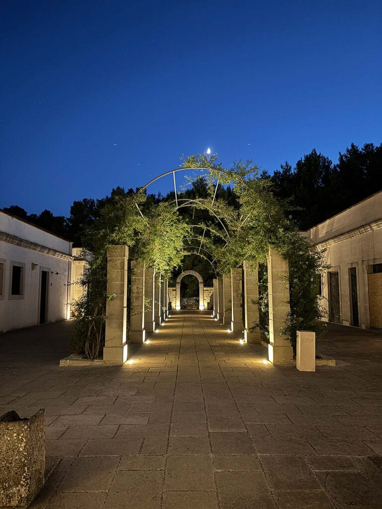 Masseria Messer Gesualdo at Night