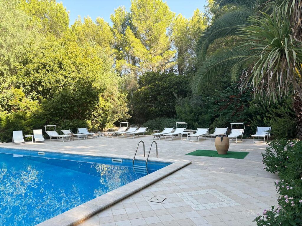 Pool at the Masseria in Puglia