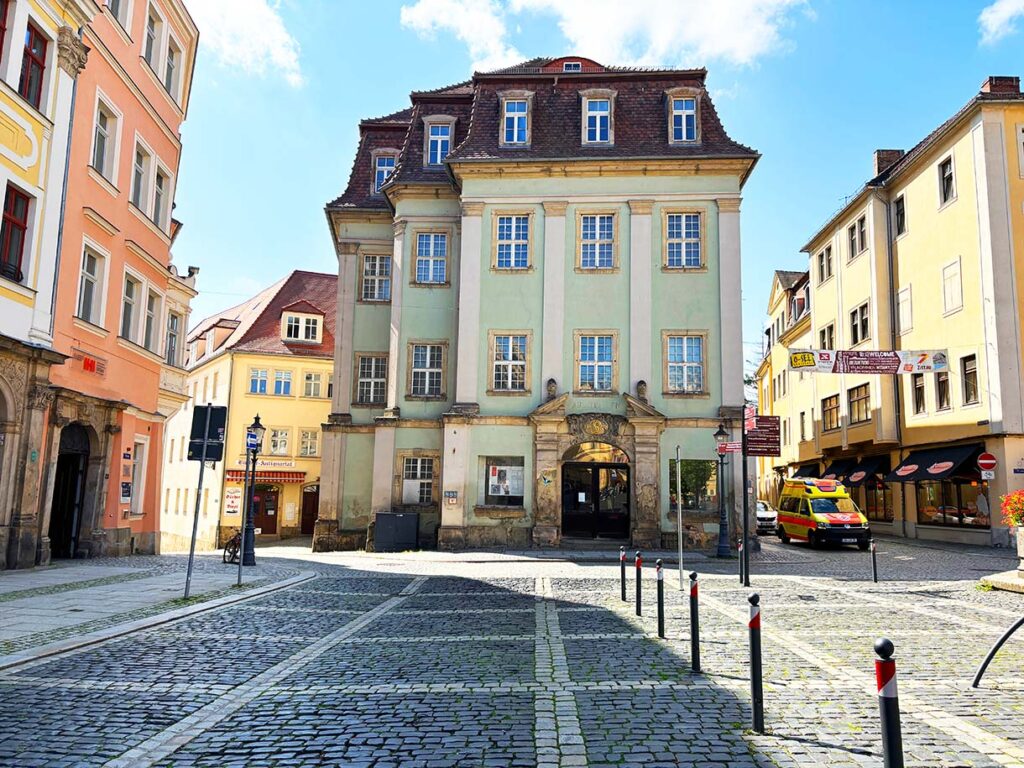 The Former District Court Building in Zittau, Germany