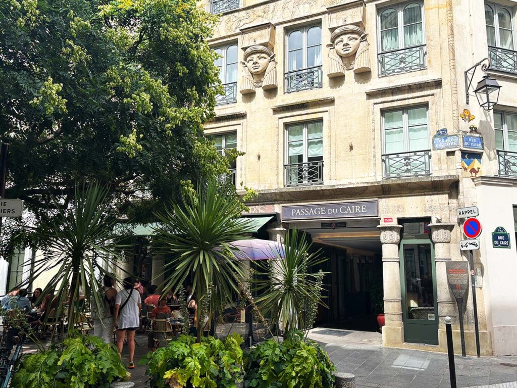 Passage du Caire in Paris, France