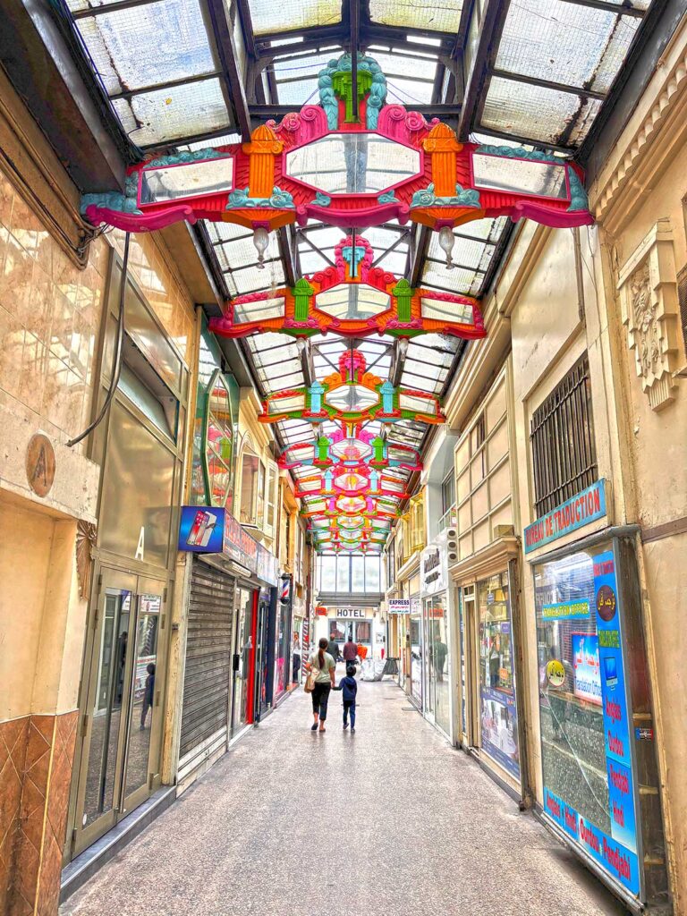 Inside Passage du Prado in Paris